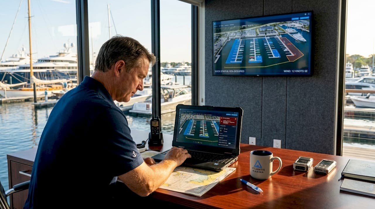 Smart Marina Mobile Alert System Types for Dockmasters