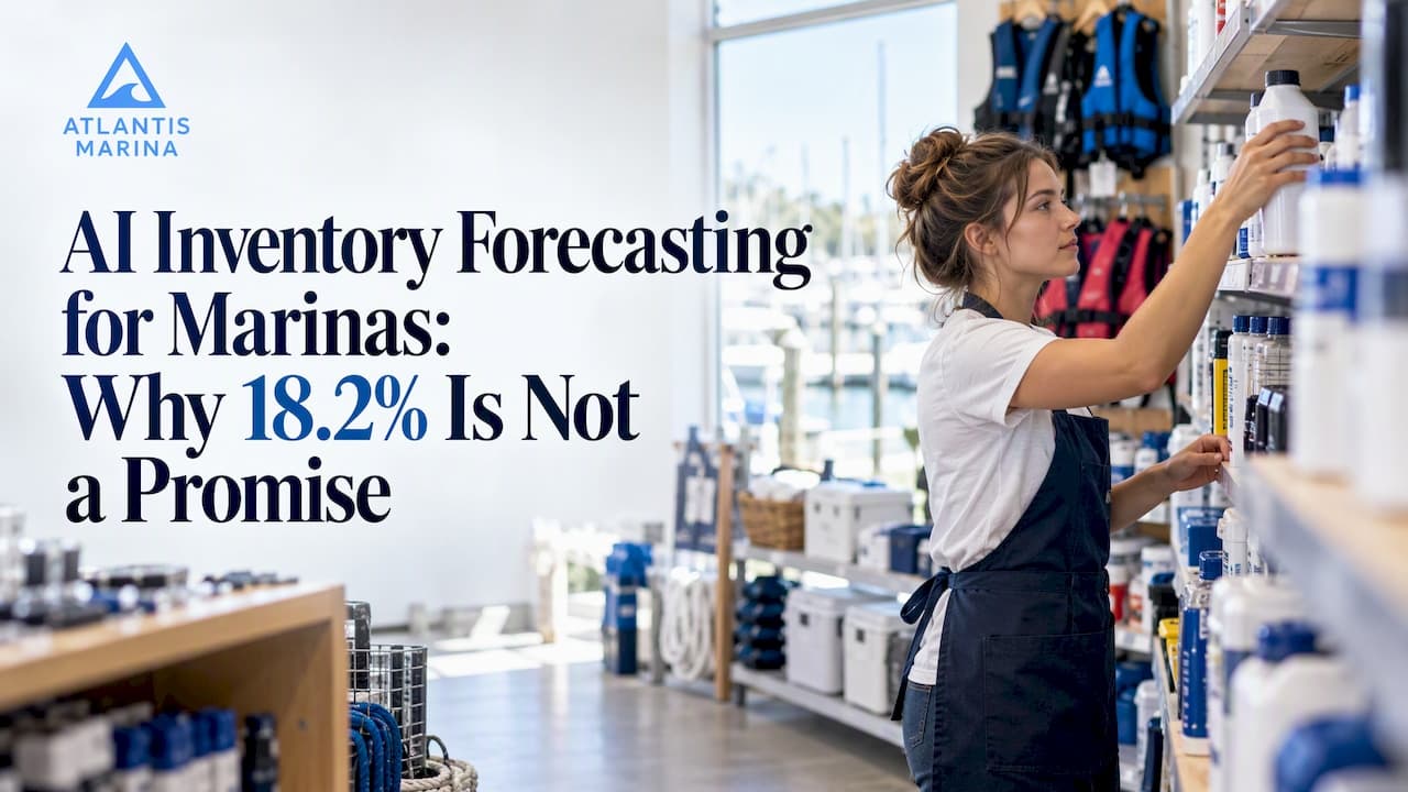 AI Inventory Forecasting for Marinas: Why 18.2% Is Not a Promise
