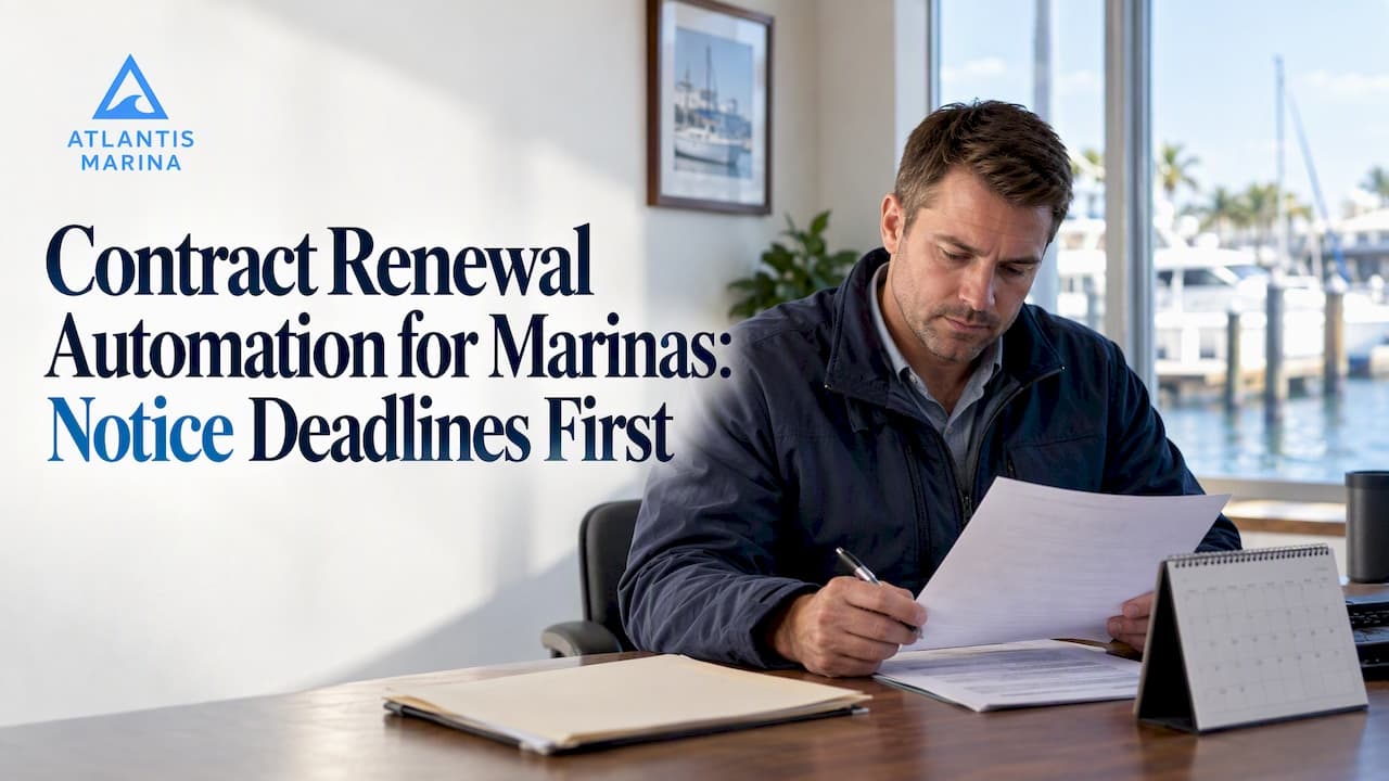 Contract Renewal Automation for Marinas: Notice Deadlines First