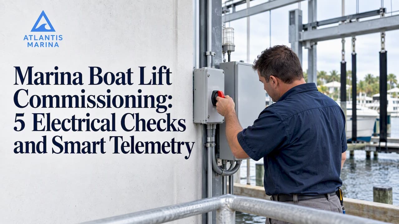 Marina Boat Lift Commissioning: 5 Electrical Checks, Smart Telemetry